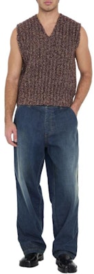 メゾンマルジェラ クリーンステッチ ワイドレッグ ジーンズ メンズ ディープブルー S50LA0220S30876916 Lookbook メゾンマルジェラ クリーンステッチ ワイドレッグ ジーンズ メンズ ディープブルー S50LA0220S30876916