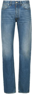 Maison Margiela Jeans Hombre Azul Corte Recto Ajuste Suelto Algodón Lavado Limpio SI1LA0001S30561 Order Maison Margiela Jeans Hombre Azul Corte Recto Ajuste Suelto Algodón Lavado Limpio SI1LA0001S30561