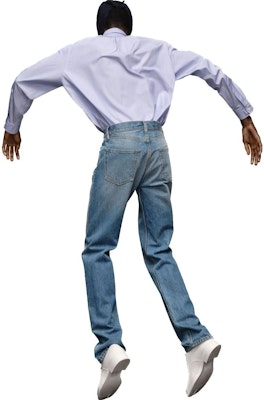 Maison Margiela Jeans Hombre Azul Corte Recto Ajuste Suelto Algodón Lavado Limpio SI1LA0001S30561 Shop Maison Margiela Jeans Hombre Azul Corte Recto Ajuste Suelto Algodón Lavado Limpio SI1LA0001S30561