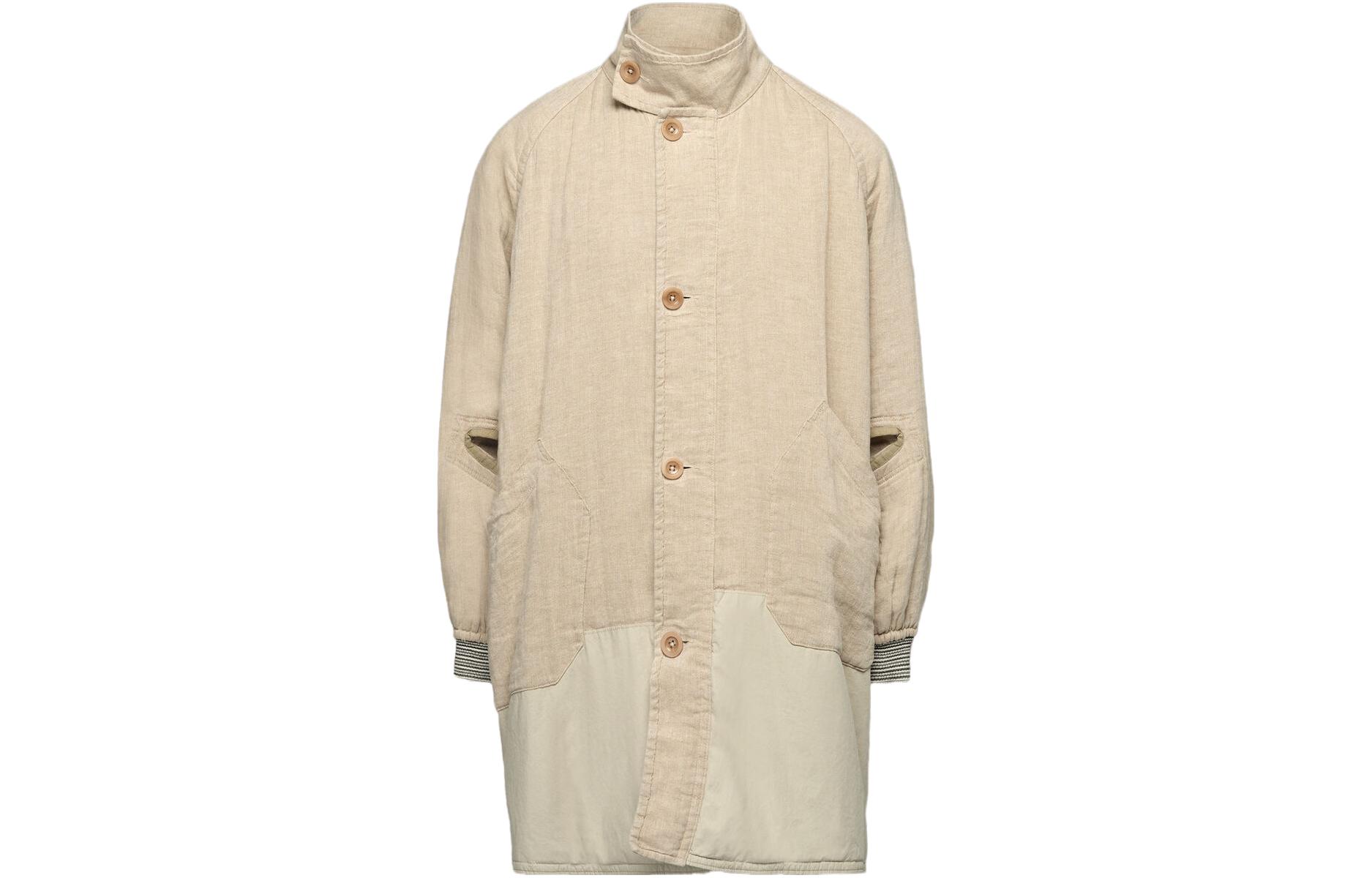 Maison Margiela Colorblock Single-Breasted Mid-Length Jacket Cobalt Blue S50AM0598S76706