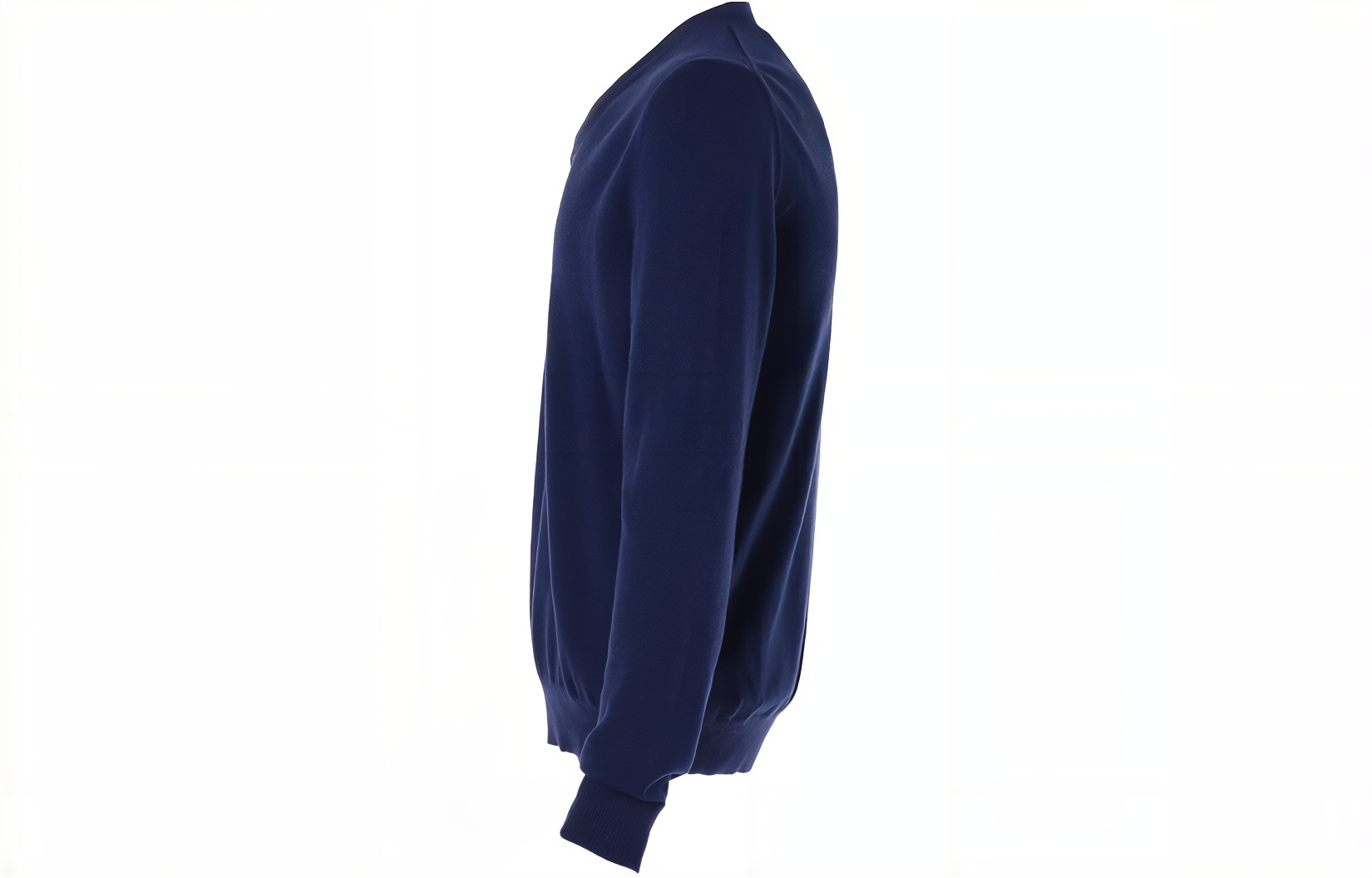Purchase Maison Margiela Contrast V-Neck Long Sleeve Sweater Blue 1420057M13512