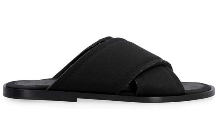 Maison Margiela Cross-Strap Slides 'Black' 圖 2