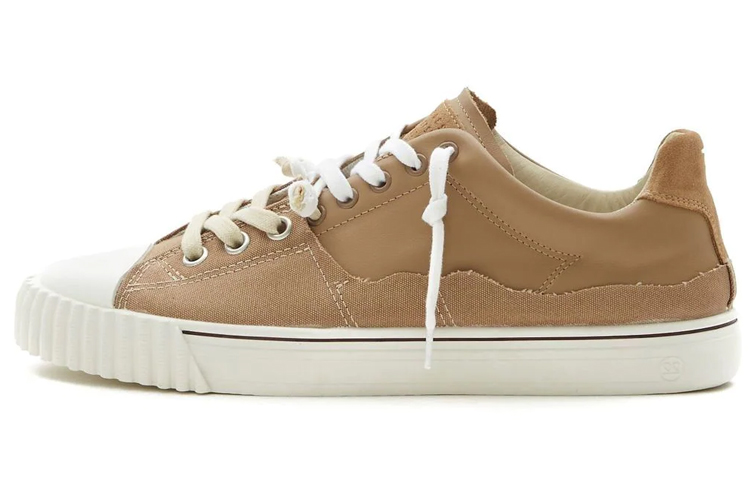 Maison Margiela Evolution Canvas Leather Low-Top 'Light Brown' S57WS0391P5063T2172