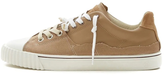 Maison Margiela Evolution Kanvas Kulit Low-Top 'Coklat Muda' S57WS0391P5063T2172 Buy Maison Margiela Evolution Kanvas Kulit Low-Top 'Coklat Muda' S57WS0391P5063T2172