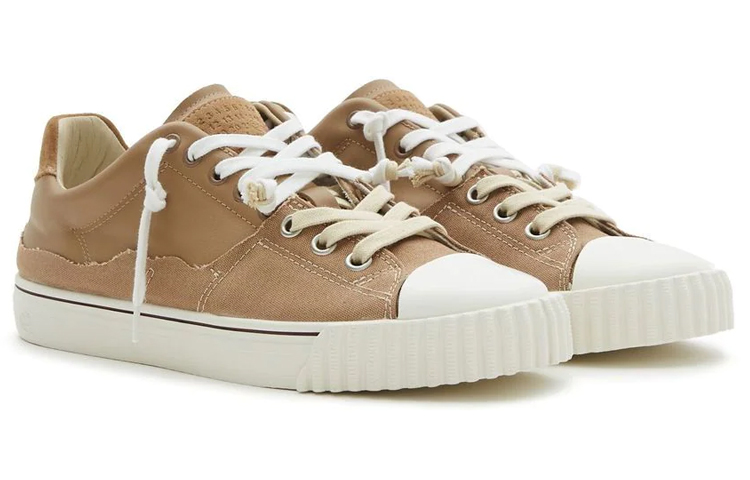 Lookbook Maison Margiela Evolution Canvas Cuero Bajos 'Marrón Claro' S57WS0391P5063T2172