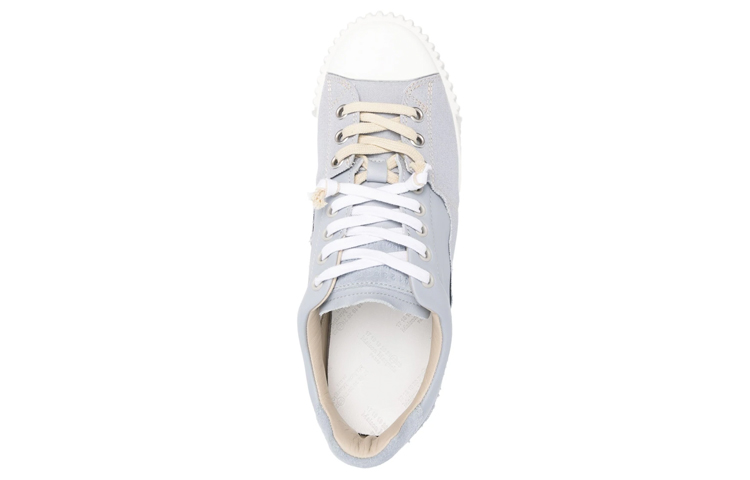 Shop Maison Margiela Evolution Canvas Leder Low ''Hellblau'' S57WS0391P5063T6172