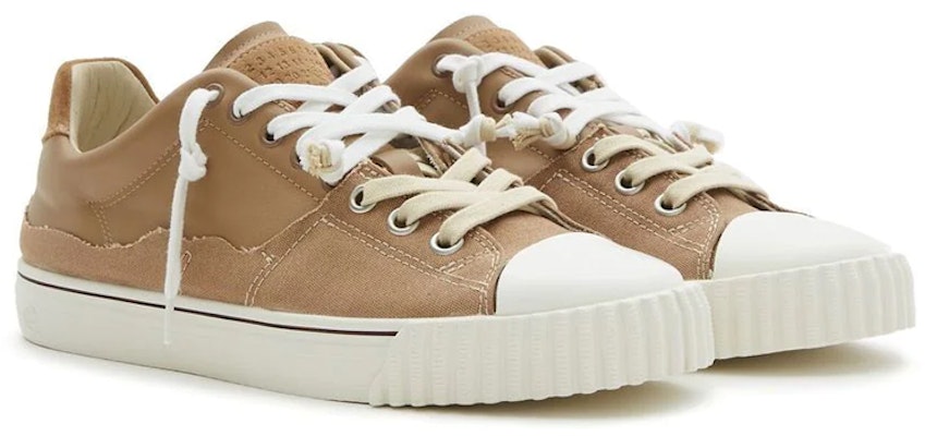 Maison Margiela Evolution Canvas Leather Low-Top 'Light Brown' S57WS0391P5063T2172 Order Maison Margiela Evolution Canvas Leather Low-Top 'Light Brown' S57WS0391P5063T2172