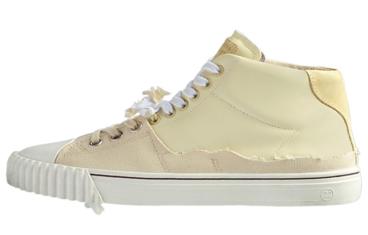 Maison Margiela Evolution High 'Yellow Velvet Canvas Leather' S57WS0391P5063T3163