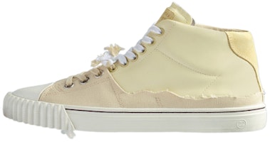 Maison Margiela Evolution High 'Yellow Velvet Canvas Leather' S57WS0391P5063T3163 Maison Margiela Evolution High 'Yellow Velvet Canvas Leather' S57WS0391P5063T3163
