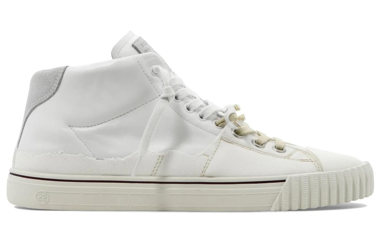 Order Maison Margiela Evolution High Top ''Blanc Toile et Cuir'' S57WS0390P5063H8548