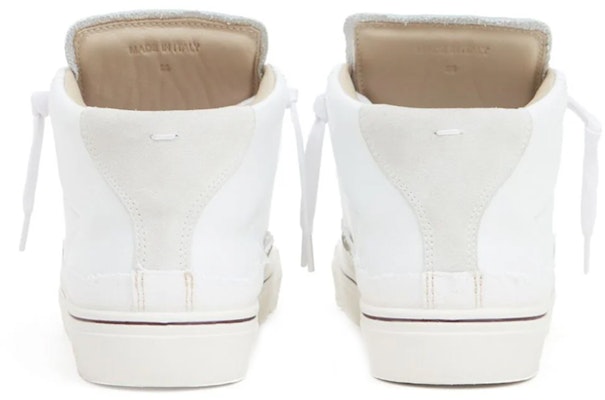 Maison Margiela Evolution 高帮运动鞋 '白色帆布皮革' S57WS0390P5063H8548 Shop Maison Margiela Evolution 高帮运动鞋 '白色帆布皮革' S57WS0390P5063H8548
