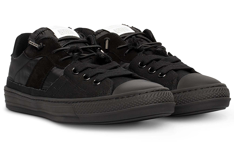 Lookbook 梅森馬吉拉 Evolution 皮革 低幫 休閒系帶 時尚板鞋 男款 黑色