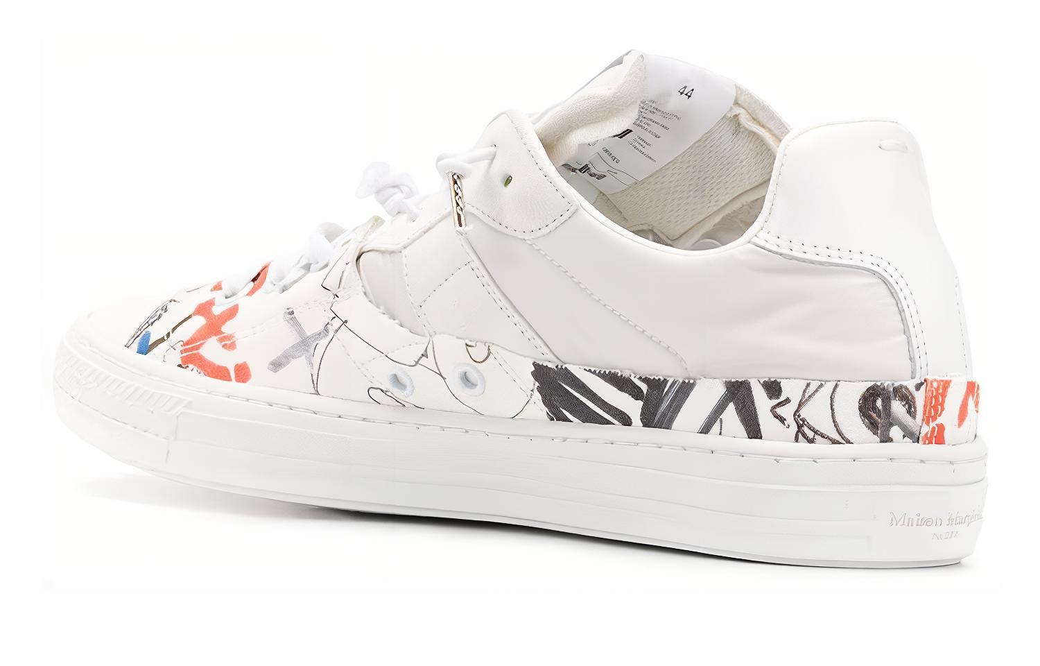 Shop Maison Margiela Evolution Low ''Graffiti - Bianco'' S37WS0480-P3259-H8047
