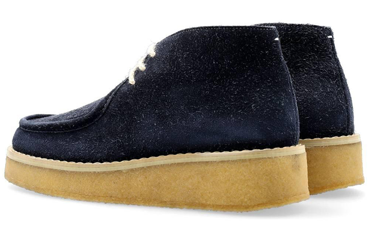 Shop Stivaletti alla Caviglia Maison Margiela ''Blu Nero'' S57WU0255P4779T8169