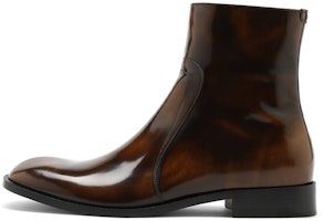 Maison Margiela Fashion Ankle Boot 'Waxed Leather Dark Brown' S37WU0415P3792H8794 Maison Margiela Fashion Ankle Boot 'Waxed Leather Dark Brown' S37WU0415P3792H8794