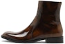 Buy But Maison Margiela Fesyen But Buku Lali 'Kulit Waxed Coklat Gelap' S37WU0415P3792H8794
