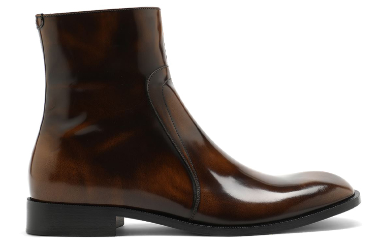 Order Maison Margiela Mode Stiefelette ''Gewachstes Leder Dunkelbraun'' S37WU0415P3792H8794