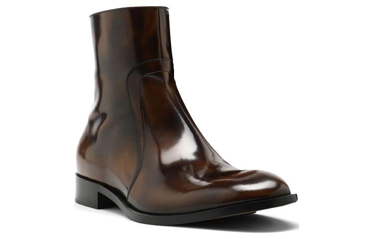 Lookbook Maison Margiela Mode Stiefelette ''Gewachstes Leder Dunkelbraun'' S37WU0415P3792H8794