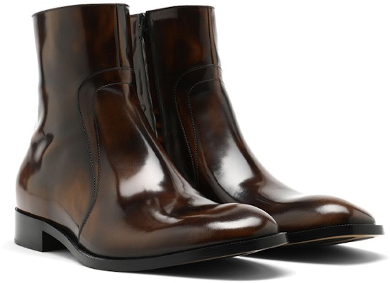 Botín de Moda Maison Margiela de Cuero Encerado Marrón Oscuro. S37WU0415P3792H8794 Lookbook Botín de Moda Maison Margiela de Cuero Encerado Marrón Oscuro. S37WU0415P3792H8794