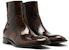 But Maison Margiela Fesyen But Buku Lali 'Kulit Waxed Coklat Gelap' S37WU0415P3792H8794