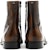 But Maison Margiela Fesyen But Buku Lali 'Kulit Waxed Coklat Gelap' S37WU0415P3792H8794