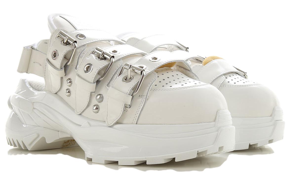 Lookbook Maison Margiela 时尚白色皮革凉鞋 S37WS0559P3725T1003