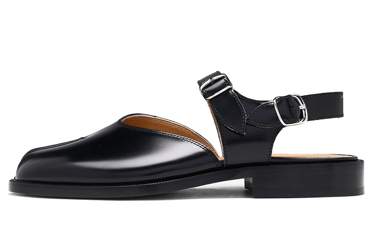 Maison Margiela Flat Sandal 'Matte Black Calfskin' S57WP0082P3827H8396