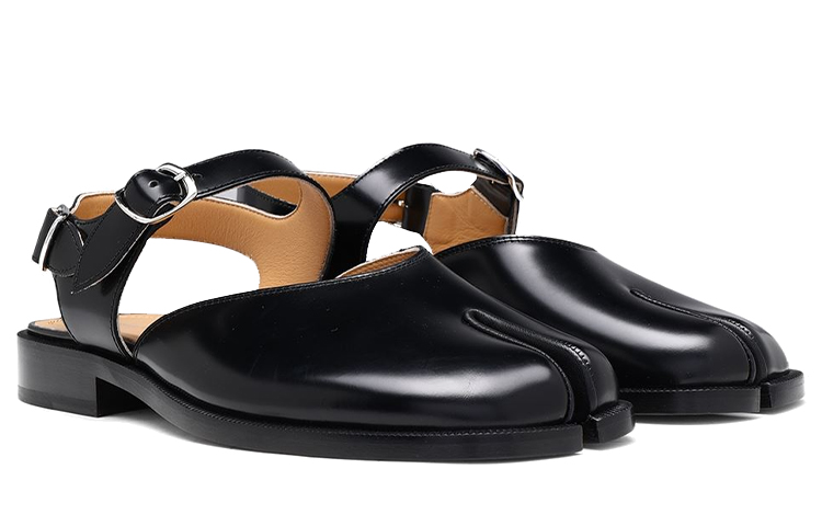 Maison Margiela Flat Sandal 'Matte Black Calfskin' 圖 3