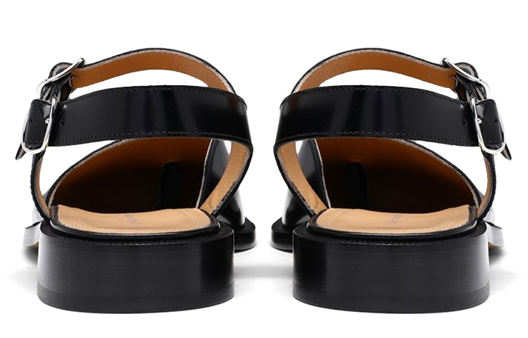 Maison Margiela Flat Sandal 'Matte Black Calfskin' 圖 4