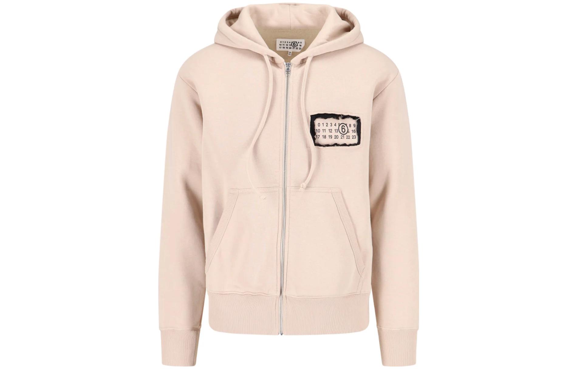 Maison Margiela FW21 Appliqué Detail Hoodie Blue Long Sleeve S25520S50GU0171493