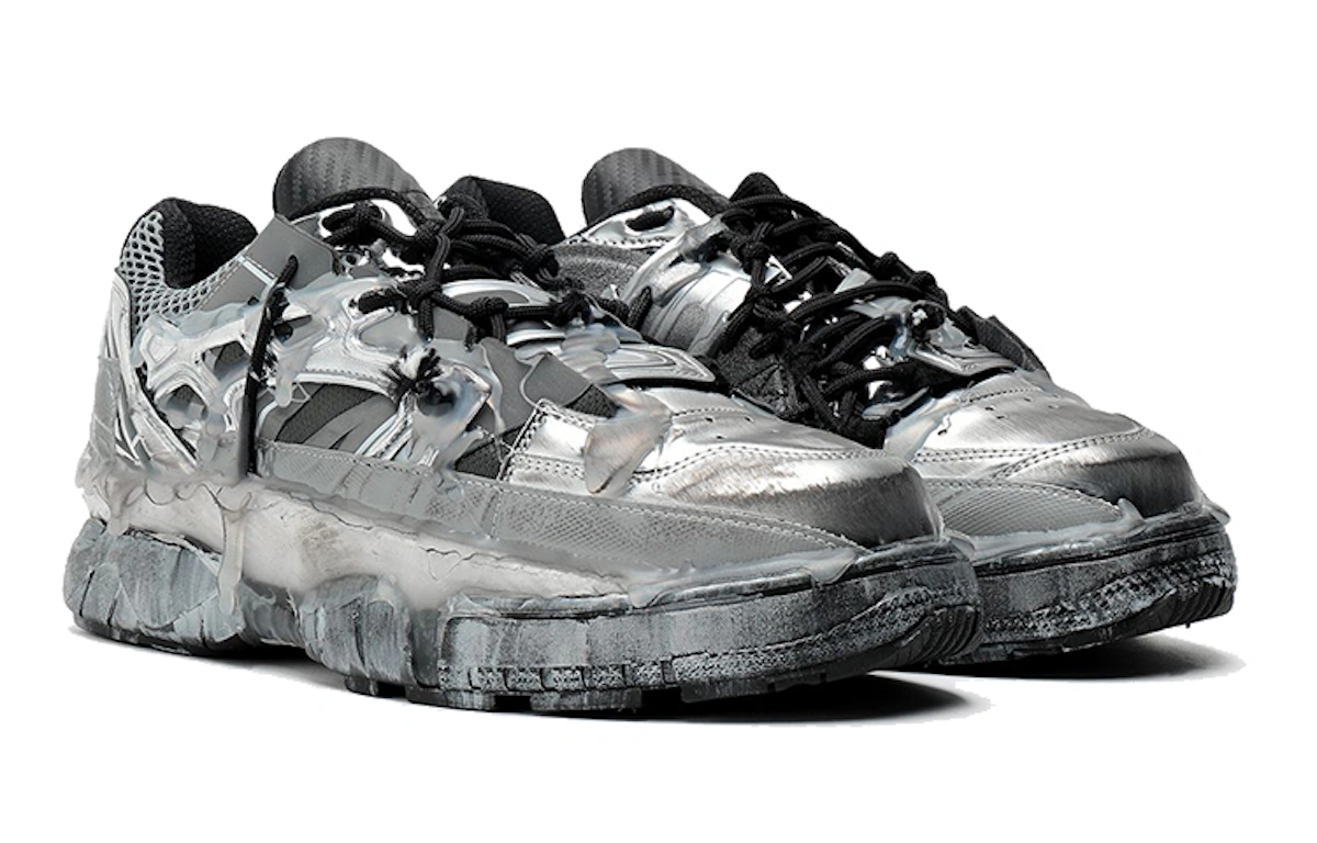 Maison Margiela Fusion Sneaker 'Decortiqué Silver Grey Distressed'