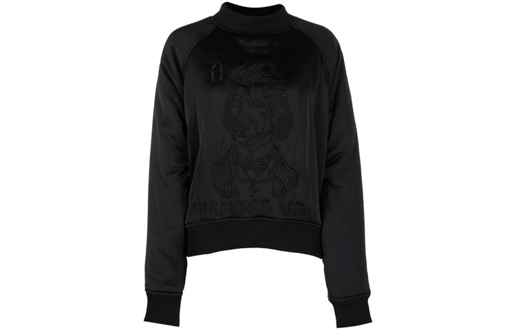 Maison Margiela FW21 Black Leather High-Neck Jacket S50AM0489SY1460