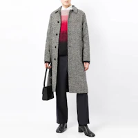 Lookbook Maison Margiela FW21 黑色標誌扣細節休閒長褲. S50KA0570S52332505