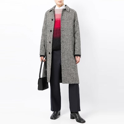 메종 마르지엘라 FW21 블랙 로고 버튼 디테일 캐주얼 팬츠. S50KA0570S52332505 Lookbook 메종 마르지엘라 FW21 블랙 로고 버튼 디테일 캐주얼 팬츠. S50KA0570S52332505