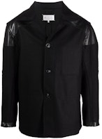 Maison Margiela FW21 Black Loose-Fit Jacket with Back Contrast Design S50AM0520S44024900 Maison Margiela FW21 Black Loose-Fit Jacket with Back Contrast Design S50AM0520S44024900