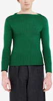 Details for Maison Margiela FW21 Green Wool Knit Pullover Sweater S50GP0257S17832663