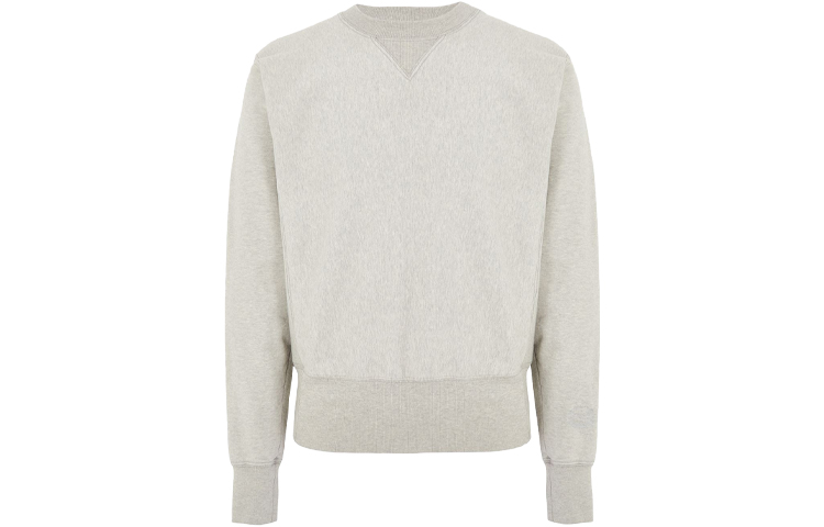 Maison Margiela FW21 Grey Crewneck Long Sleeve Pullover Sweatshirt S50GU0177S25505-865