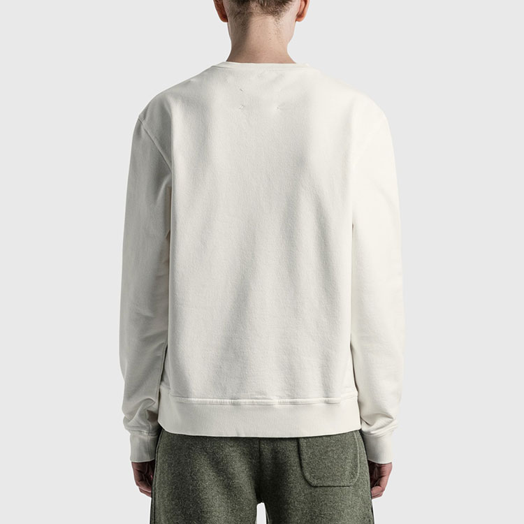 Purchase Maison Margiela FW21 反轉標誌長袖白色圓領衫 S50GU0166S25503961
