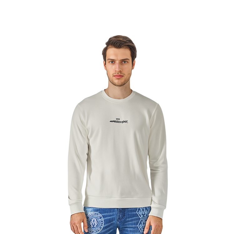 Sizing Maison Margiela FW21 反轉標誌長袖白色圓領衫 S50GU0166S25503961