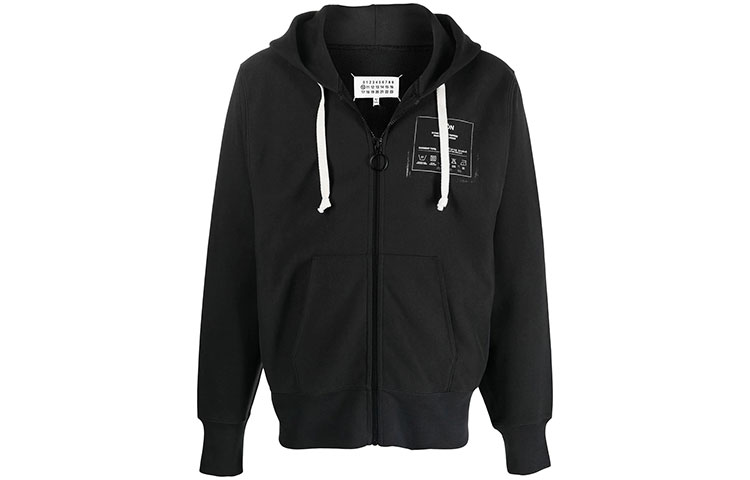 Maison Margiela FW21 Logo Embossed Pullover Sweatshirt Unisex Gray S52GU0125S25337851M