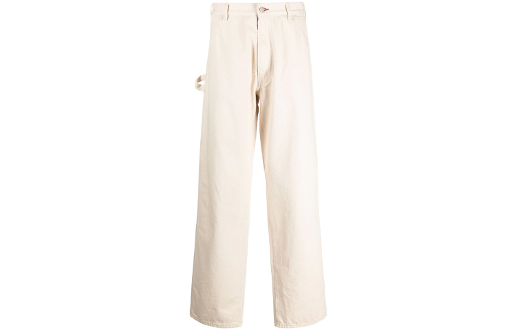 Maison Margiela FW21 Loose-Fit Straight Leg Four Stitch Jeans Men White S30LA0177S30752