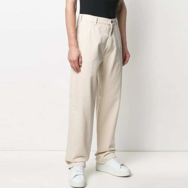 Purchase Maison Margiela FW21 男款白色寬鬆直筒四針牛仔褲 S30LA0177S30752