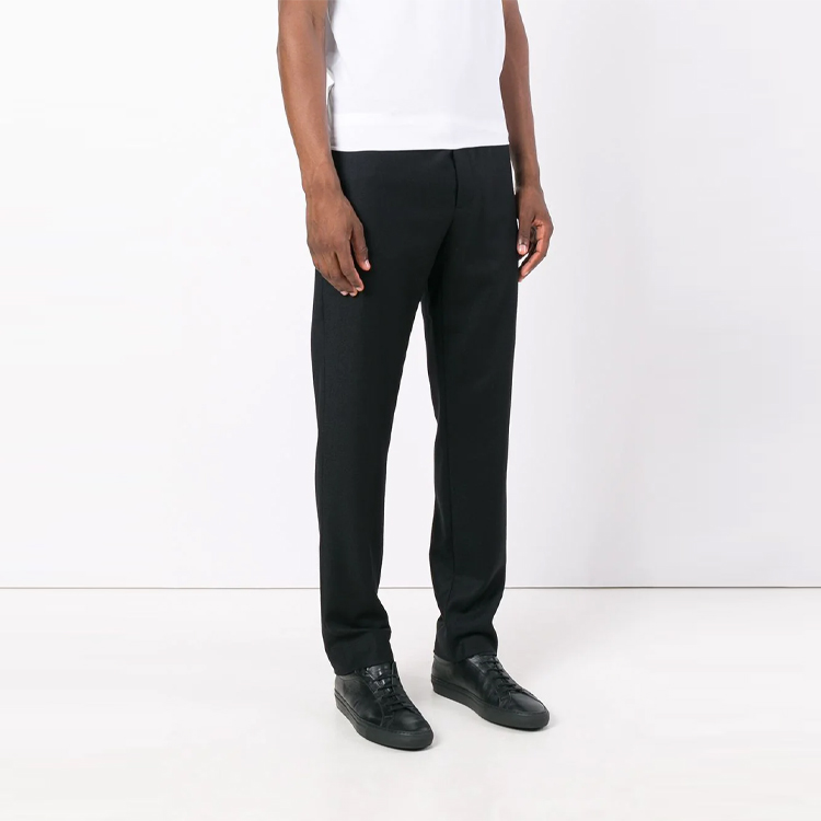 Shop メゾン マルジェラ FW21 ルーズフィット ストレートレッグ レースアップ カジュアルパンツ メンズ S50KA0388S47782