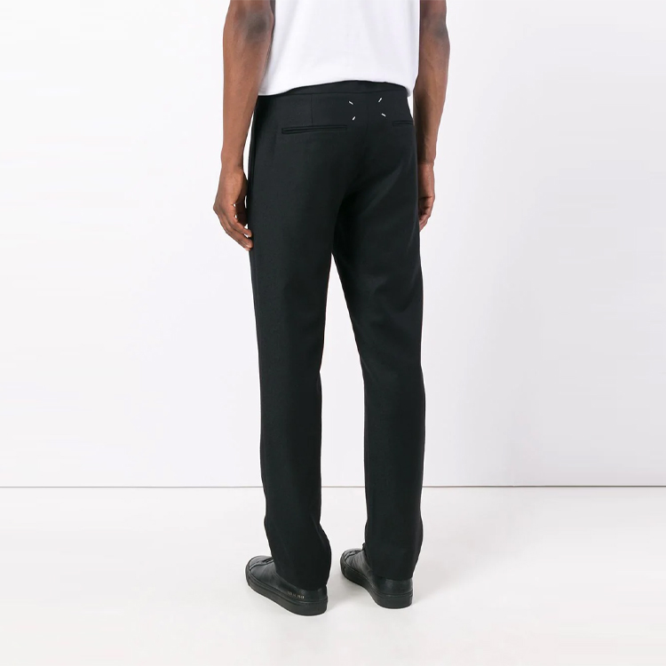 Purchase メゾン マルジェラ FW21 ルーズフィット ストレートレッグ レースアップ カジュアルパンツ メンズ S50KA0388S47782