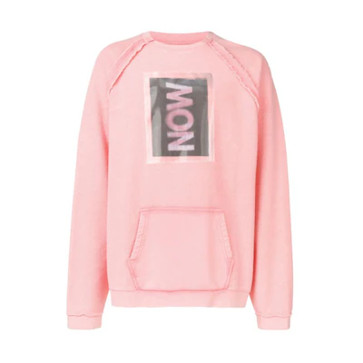 Maison Margiela FW21 Pleated Detail Crewneck Sweatshirt White Mens S30GC0729S23939