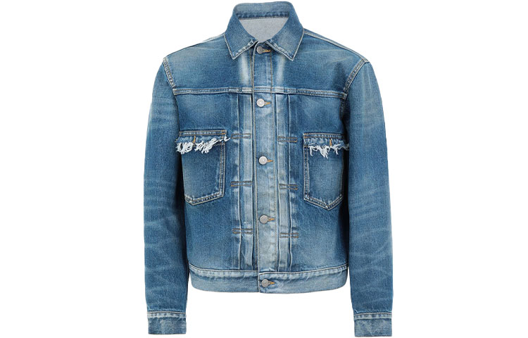 Order Chaqueta Corta de Algodón Denim Azul Maison Margiela FW21. S50AM0537S30561966