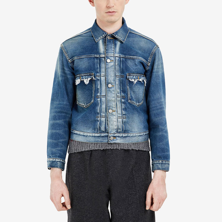 Details for Chaqueta Corta de Algodón Denim Azul Maison Margiela FW21. S50AM0537S30561966