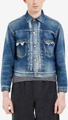 Chaqueta Corta de Algodón Denim Azul Maison Margiela FW21. S50AM0537S30561966 Details for Chaqueta Corta de Algodón Denim Azul Maison Margiela FW21. S50AM0537S30561966