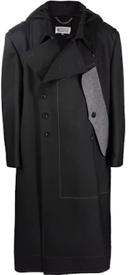 Abrigo Negro con Capucha Maison Margiela FW21 de Hombre. S50AA0104S52332900 Buy Abrigo Negro con Capucha Maison Margiela FW21 de Hombre. S50AA0104S52332900
