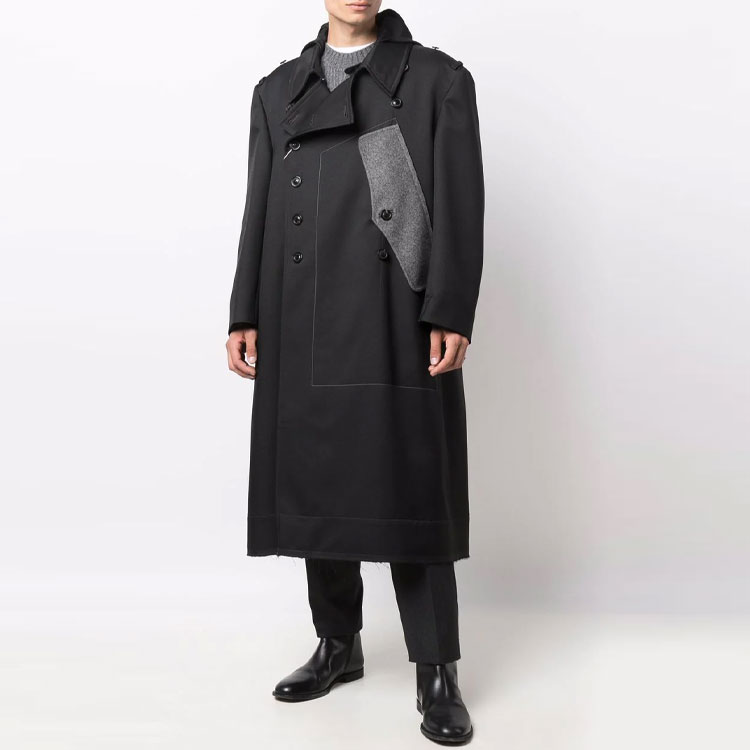 Maison Margiela FW21 Single-Breasted Hooded Coat Men’s Black S50AA0104S52332900 圖 3